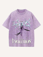 Arcane Print Round Neck T-shirt