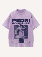 Pedri Print Round Neck T-shirt
