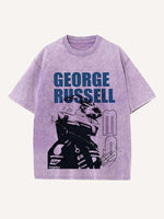 George Russell Print Round Neck T-shirt