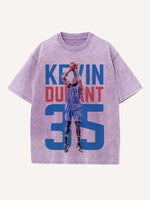 Kevin Durant Print Round Neck T-shirt