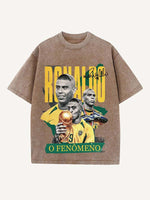 Ronaldo Print Round Neck T-shirt