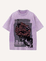 The Last of Us Print Round Neck T-shirt