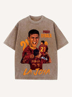 Paulo Dybala Print Round Neck T-shirt