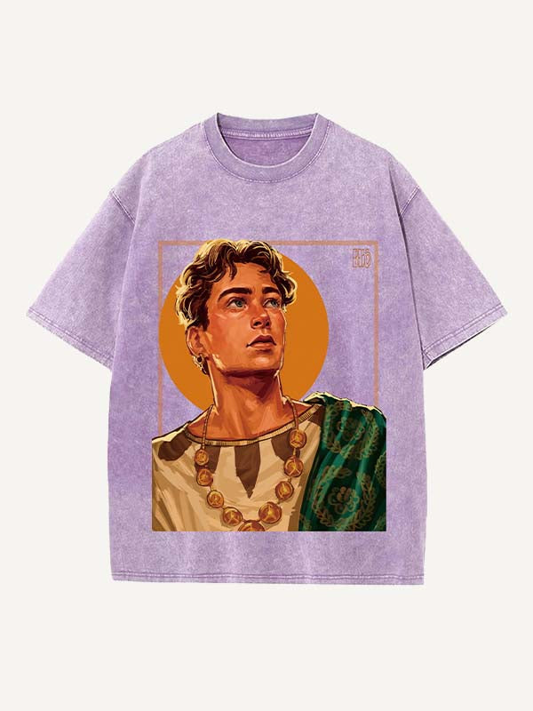 George Russell Print Round Neck T-shirt