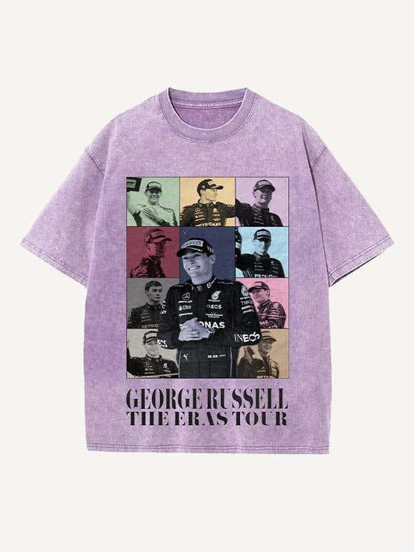 George Russell Print Round Neck T-shirt