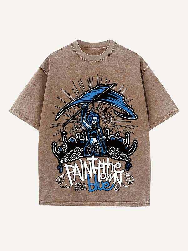 Arcane Print Round Neck T-shirt