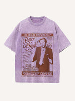 Breaking Bad Print Round Neck T-shirt