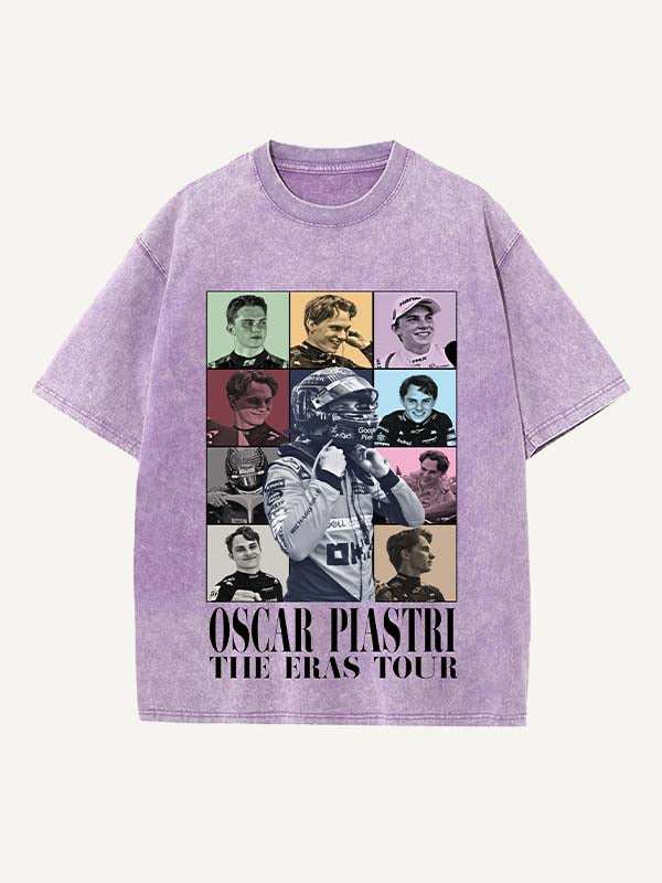 Oscar Piastri Print Round Neck T-shirt