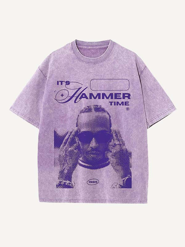 Lewis Hamilton Print Round Neck T-shirt