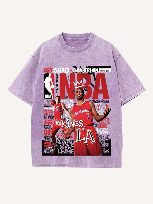 Chris Paul Print Round Neck T-shirt