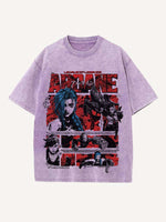 Arcane Print Round Neck T-shirt