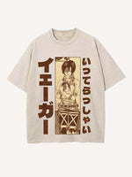 Attack on Titan Print Round Neck T-shirt