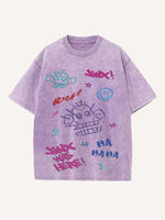 Arcane Print Round Neck T-shirt