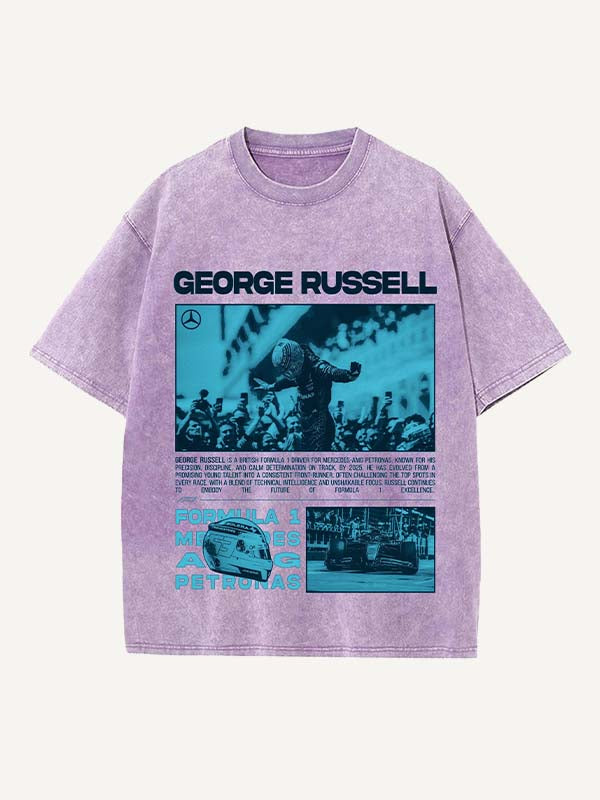 George Russell Print Round Neck T-shirt