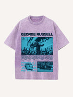 George Russell Print Round Neck T-shirt