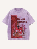 Kevin Durant Print Round Neck T-shirt