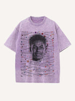 Marcus Rashford Print Round Neck T-shirt
