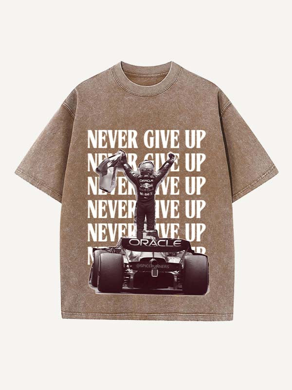 Sergio Perez Print Round Neck T-shirt