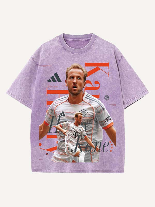 Harry Kane Print Round Neck T-shirt