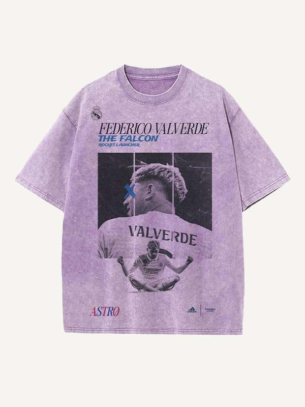 Federico Valverde Print Round Neck T-shirt