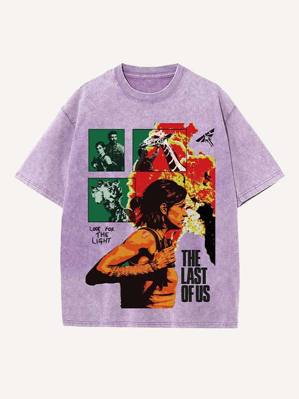 The Last of Us Print Round Neck T-shirt