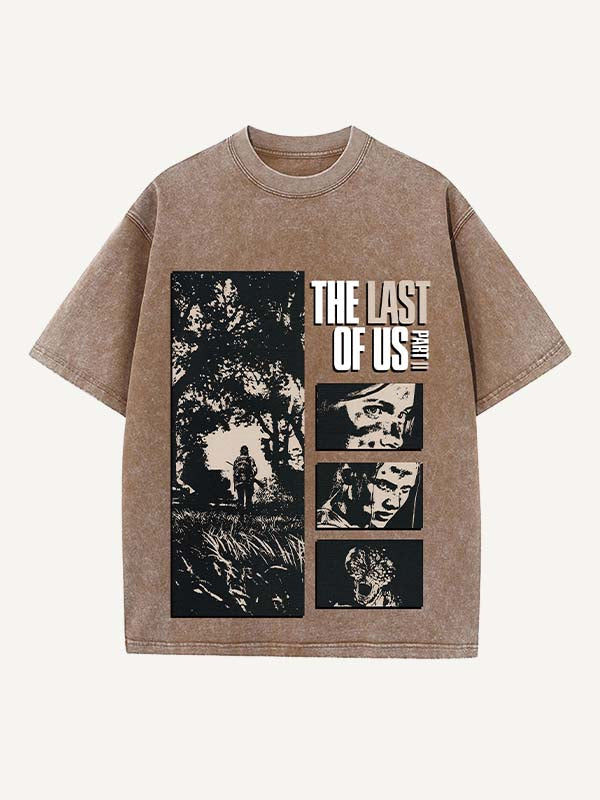 The Last of Us Print Round Neck T-shirt