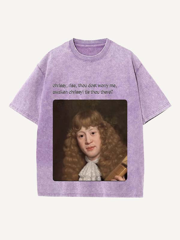 Stranger Things Print Round Neck T-shirt