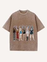 Euphoria Print Round Neck T-shirt