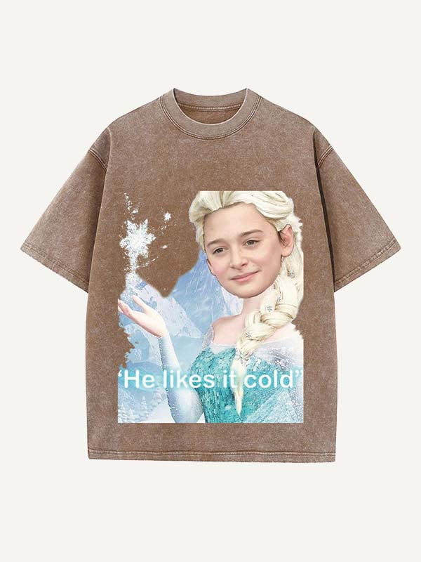 Stranger Things Print Round Neck T-shirt