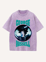 George Russell Print Round Neck T-shirt