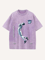Russell Westbrook Print Round Neck T-shirt