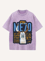 Carmelo Anthony Print Round Neck T-shirt