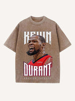 Kevin Durant Print Round Neck T-shirt