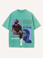 Kyrie Irving Print Round Neck T-shirt