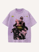 Carlos Sainz Print Round Neck T-shirt
