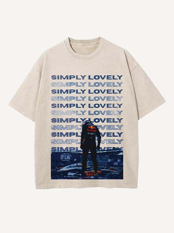 Max Verstappen Print Round Neck T-shirt