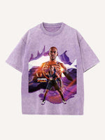 Chris Paul Print Round Neck T-shirt