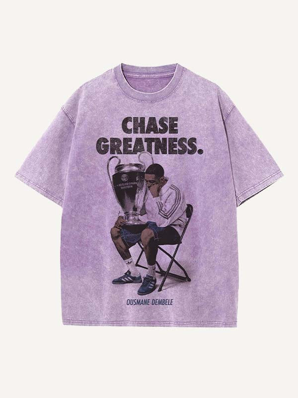 Ousmane Dembélé Print Round Neck T-shirt
