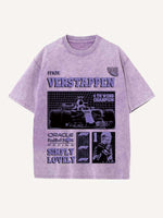 Max Verstappen Print Round Neck T-shirt