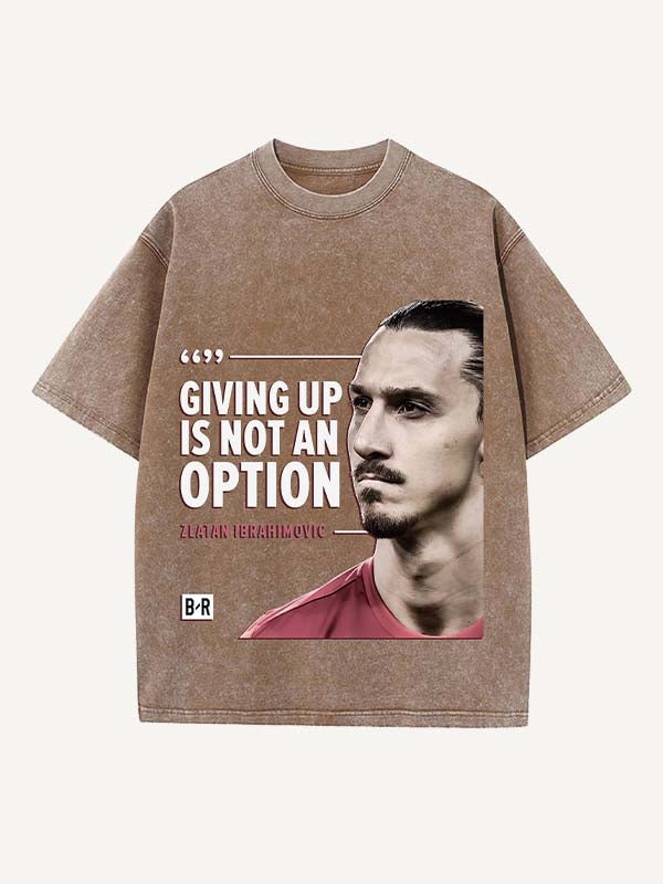Zlatan Ibrahimović Print Round Neck T-shirt