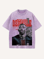 Ousmane Dembélé Print Round Neck T-shirt