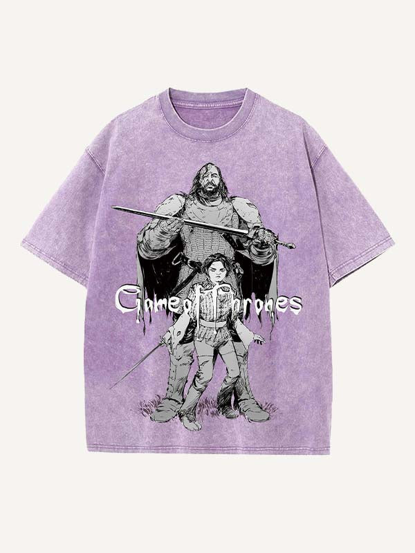 Game of Thrones Print Round Neck T-shirt