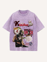 Lando Norris Print Round Neck T-shirt