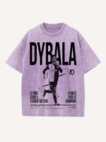 Paulo Dybala Print Round Neck T-shirt