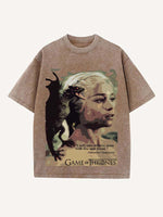 Game of Thrones Print Round Neck T-shirt