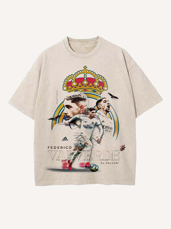 Federico Valverde Print Round Neck T-shirt