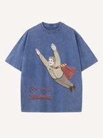 Stranger Things Print Round Neck T-shirt