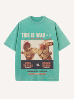 Attack on Titan Print Round Neck T-shirt