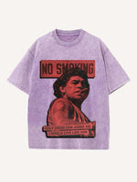 Diego Maradona Print Round Neck T-shirt