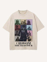 Carlos Sainz Print Round Neck T-shirt